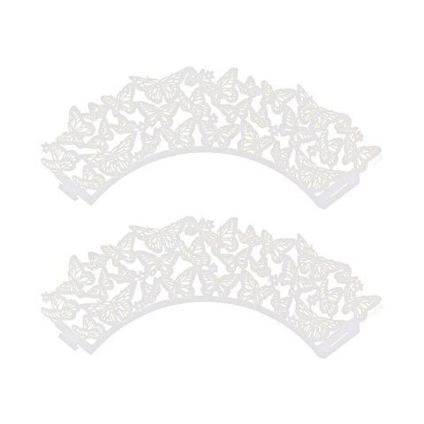 Dekoracja Papilotki do muffinek MOTYLE, dekoracja na ślub - 6 szt. Godan (FJ-PMMO) Godan