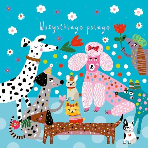 Kartka składana KARNET KW PIESKI kw Henry (5905701480333) Henry