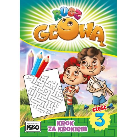 Książeczka edukacyjna Niko Rusz głową. Kropka do kropki. Część 3 Niko