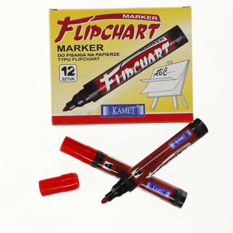 Marker do papieru wkład czerwony 0,2mm okrągła końcówka Kamet (K-2101) Kamet