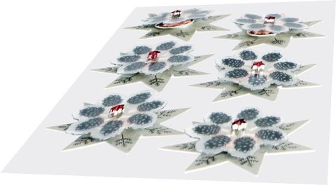 Naklejka (nalepka) Craft-Fun Series świąteczne gwiazdy Titanum (21XQ1130) Titanum