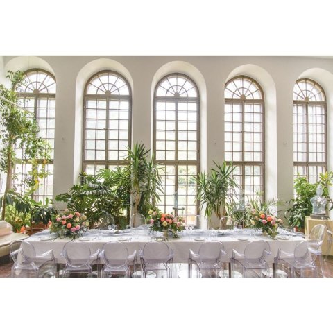 Organza organza Gładka 0,36x9 [mm x m] srebrna Partydeco (ORS-018) Partydeco