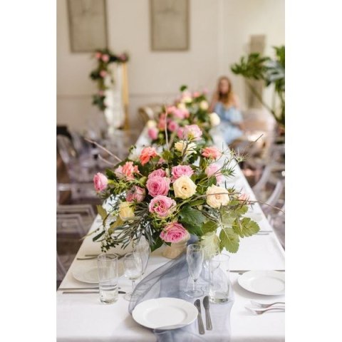 Organza organza Gładka 0,36x9 [mm x m] srebrna Partydeco (ORS-018) Partydeco