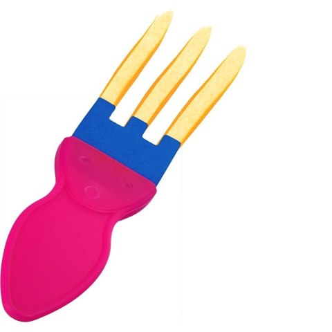 Pędzel Craft-Fun Series piankowe ze wzorami Titanum (22CH0827-1) Titanum