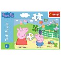 Puzzle Trefl Peppa Pig Zabawy w gronie przyjaciół 60 el. (17356) Trefl