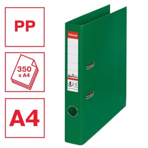 Segregator dźwigniowy No.1 Power A4 50mm zielony Esselte (811460) Esselte