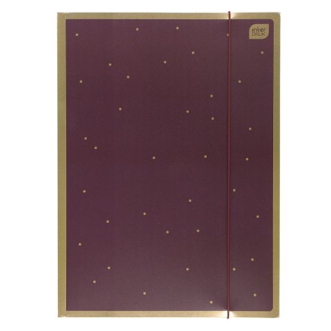 Teczka kartonowa na gumkę SATIN GOLD 3 A4 mix Interdruk Interdruk