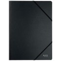 Teczka kartonowa na gumkę recycle A4 czarna 430g Leitz (39080095) Leitz
