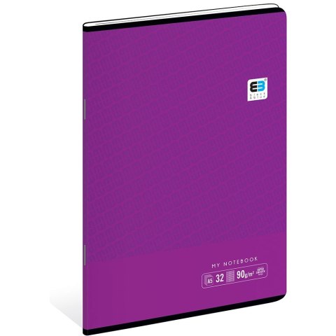 Zeszyt Black & Blue A5 32k. 90g krata [mm:] 148x210 Interdruk (ZE32#BBT) Interdruk