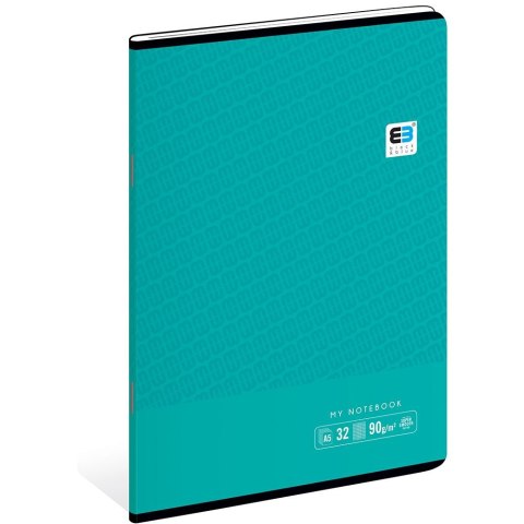 Zeszyt Black & Blue A5 32k. 90g krata [mm:] 148x210 Interdruk (ZE32#BBT) Interdruk
