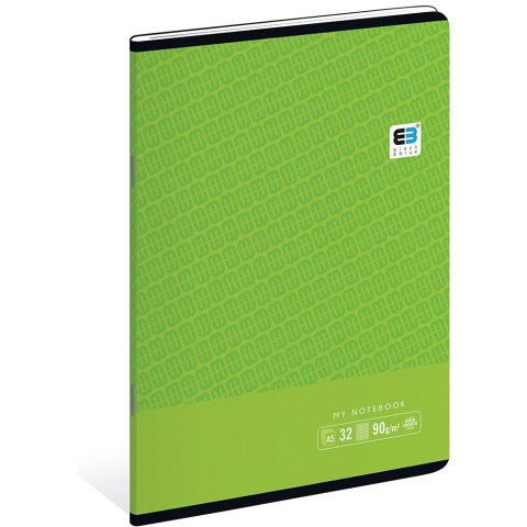 Zeszyt Black & Blue A5 32k. 90g krata [mm:] 148x210 Interdruk (ZE32#BBT) Interdruk