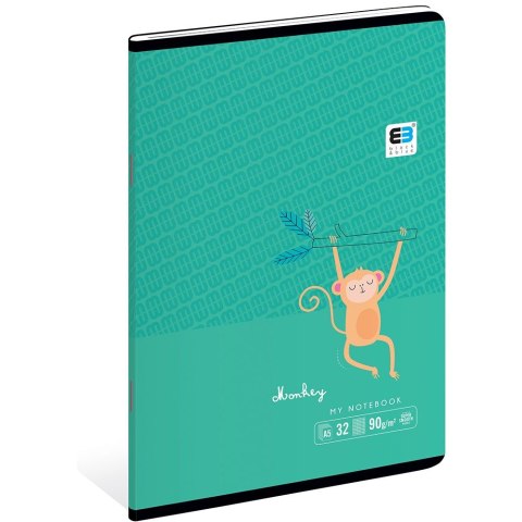 Zeszyt Black & Blue A5 32k. 90g krata [mm:] 148x210 Interdruk (ZE32#BBT) Interdruk