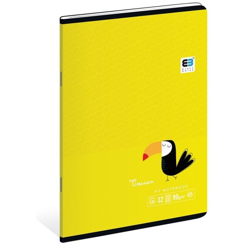 Zeszyt Black & Blue A5 32k. 90g krata [mm:] 148x210 Interdruk (ZE32#BBT) Interdruk