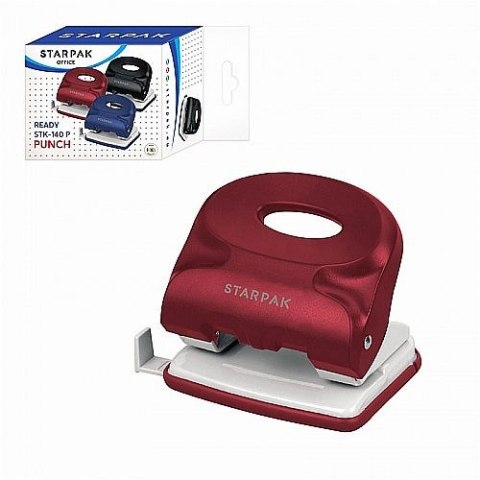 Dziurkacz Office 140P bordowy (450876) Starpak Starpak