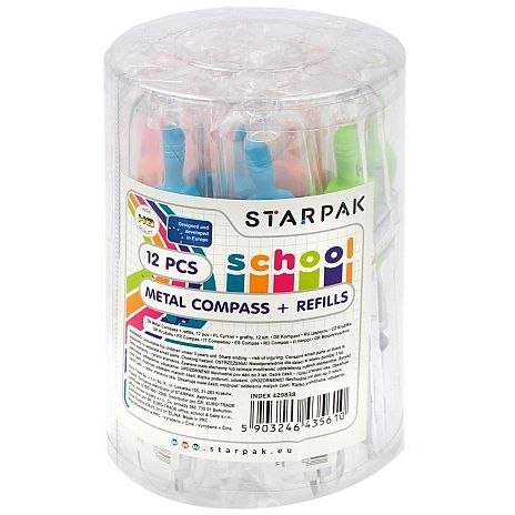 Komplet geometryczny 2 el. Starpak (429837) Starpak