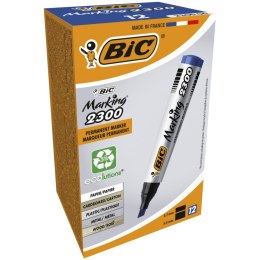 Marker permanentny Bic Marking 2300, niebieski 3,7-5,5mm ścięta końcówka (8209253) Bic