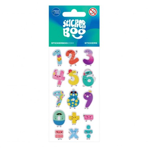 Naklejka (nalepka) Cyferki Sticker Boo (534611) Sticker Boo