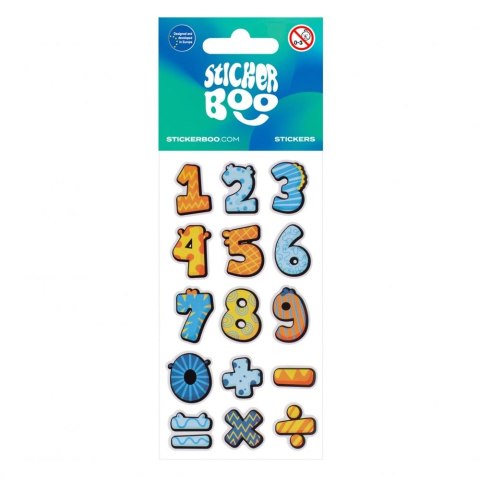 Naklejka (nalepka) Cyferki Sticker Boo (534611) Sticker Boo
