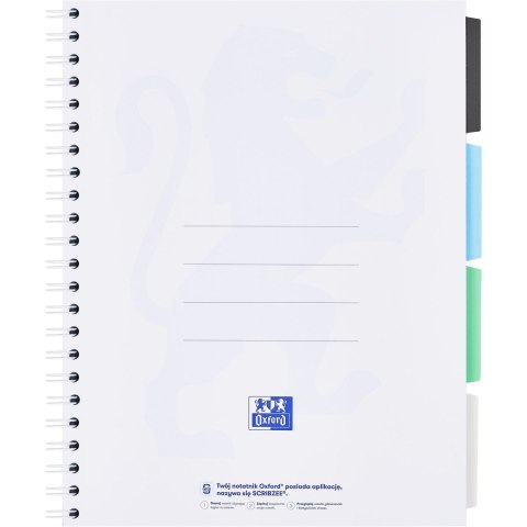 Notes (notatnik) pastel B5 80k. krata Oxford (400182995) Oxford