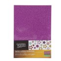 Papier ozdobny (wizytówkowy) brokatowy mix kolorów A4 mix 210g Galeria Papieru (208199) Galeria Papieru