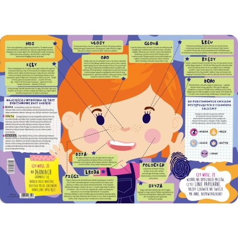 Podkład na biurko Ciało mix papier pokryty folią Henry (5905701483426) Henry