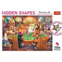 Puzzle Trefl Hidden Shapes, Wieczór gier 1086 el. (10749) Trefl