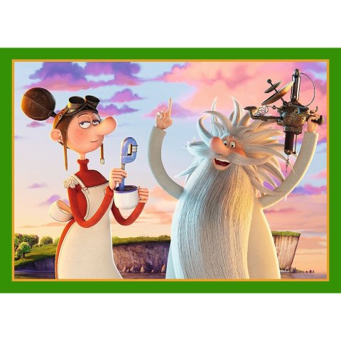 Puzzle Świat Smoka Diplodoka 4w1 el. Trefl (34663) Trefl