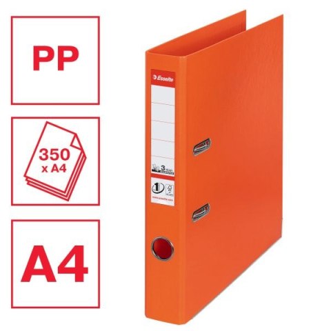 Segregator dźwigniowy No.1 Power A4 50mm pomarańczowy Esselte (811440) Esselte