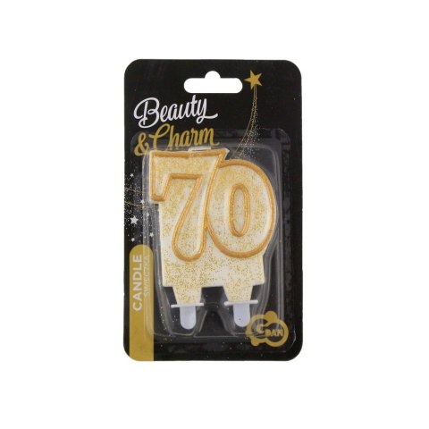 Świeczka urodzinowa ZŁOTA URODZINOWE Godan (PF-SCZK70) Godan