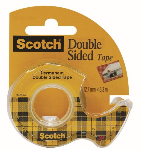 Taśma dwustronna 12x6,3 [mm x m] Scotch (136) Scotch
