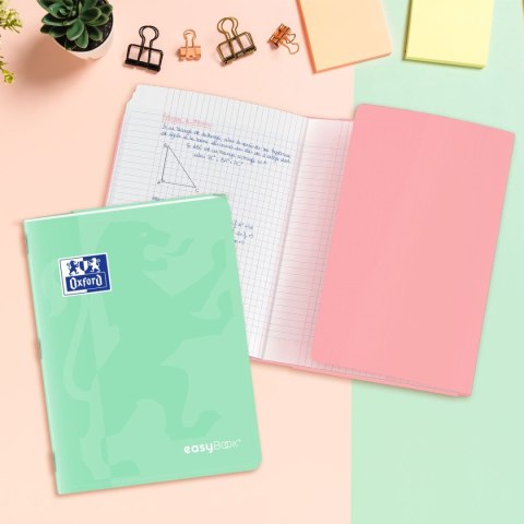 Zeszyt EASYBOOK PASTEL A5 60k. 90g krata Oxford (400161235) Oxford