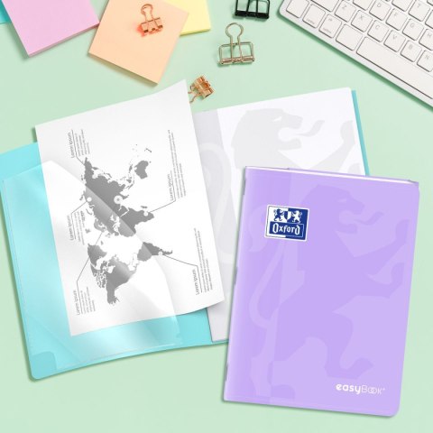 Zeszyt EASYBOOK PASTEL A5 60k. 90g krata Oxford (400161235) Oxford