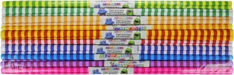 Bibuła marszczona marszczona paski mix 500mm x 2000mm Fun&Joy Fun&Joy