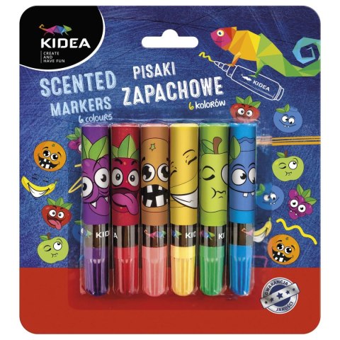 Flamaster Kidea 6 kol. Derform (PZ6KA) Derform