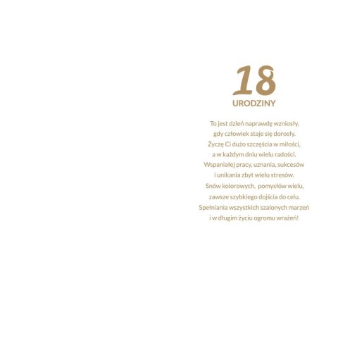 Kartka składana malowane Ab Card (ab cyferki dziecięce) Ab Card