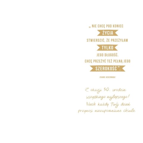 Kartka składana malowane Ab Card (ab cyferki dziecięce) Ab Card