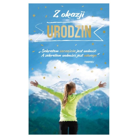 Kartka składana malowane Ab Card (ab cyferki dziecięce) Ab Card