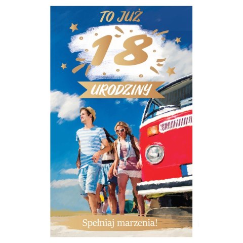 Kartka składana malowane Ab Card (ab cyferki dziecięce) Ab Card