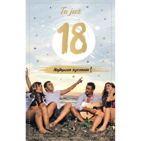 Kartka składana malowane Ab Card (ab cyferki dziecięce) Ab Card