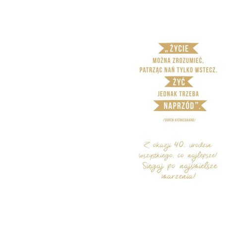 Kartka składana malowane Ab Card (ab cyferki dziecięce) Ab Card