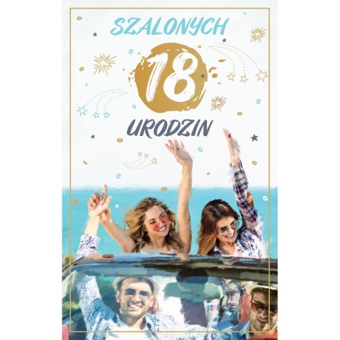 Kartka składana malowane Ab Card (ab cyferki dziecięce) Ab Card