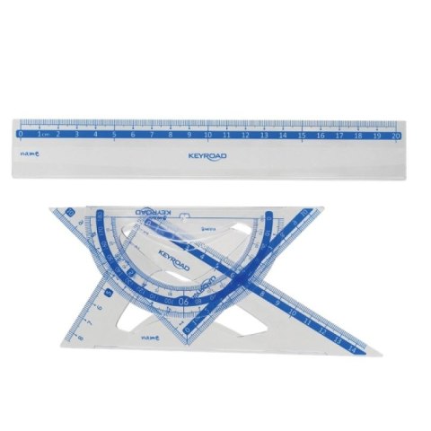 Komplet geometryczny 4 el. Keyroad (KR971247) Keyroad