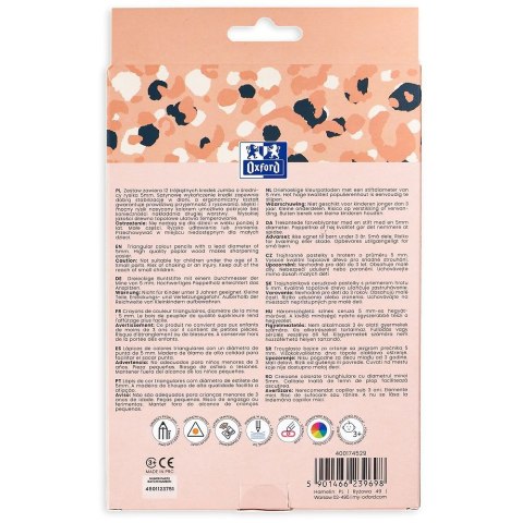 Kredki ołówkowe Jumbo 12 kol. Oxford (400174529) Oxford