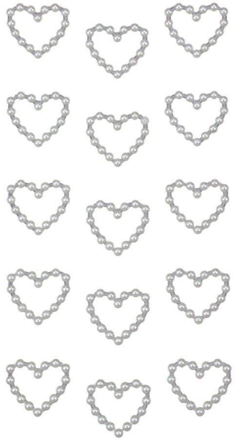 Kryształki Craft-Fun Series serca białe Titanum (24SL0329) Titanum
