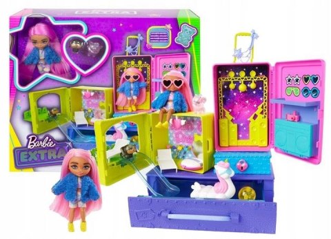 Lalka Barbie Extra Moda mini + zwierzątka (HDY91) Barbie