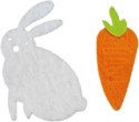 Ozdoba filcowa Craft-Fun Series zające i marchewki Titanum (5016) Titanum