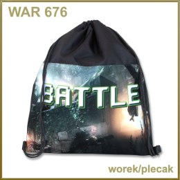 Plecak (worek) na sznurkach Warta Battle (WAR-676) Warta