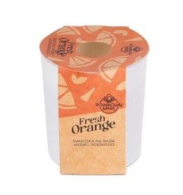 Świeczka ozdobna Pavoncella Powąchaj mnie Fresh orange biała 130ml (5906492907092) Pavoncella