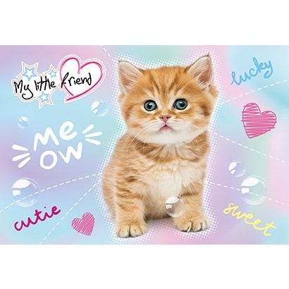 Podkład na biurko My Little Friend mix karton pokryty folią Unipap Unipap