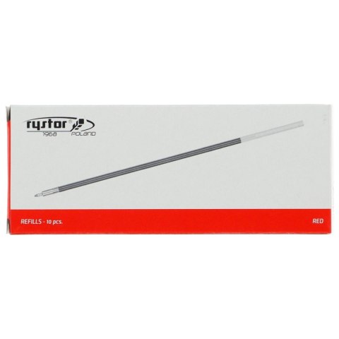 Wkład do długopisu żelowy wkład czerwony 0,5mm Rystor Rystor